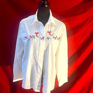 White long sleeved blouse